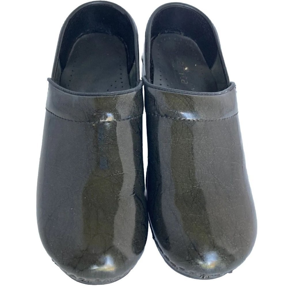 Sanita Original Danish Clogs 37‎ Deep Dark Gray Green Professional Comfort Shoes